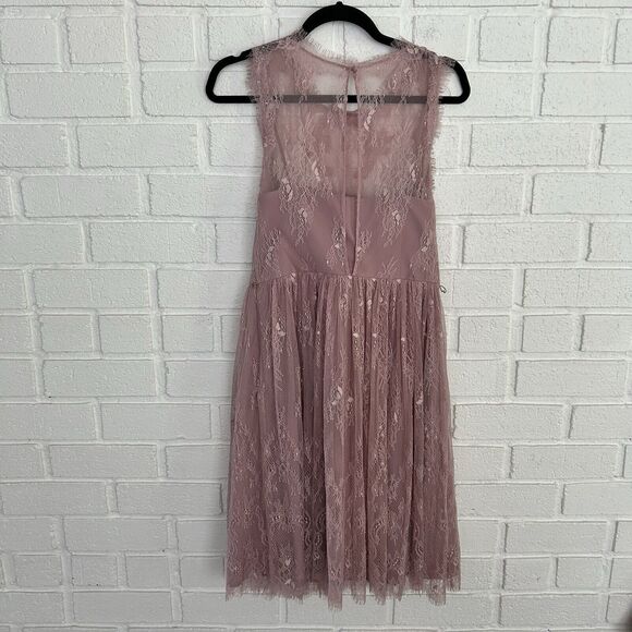 Anthropologie Dresses & Skirts - Anthropologie Dress by Hitherto Blush Lace Womens Size 8